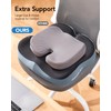 HUANUO Office Seat Cushion for Tailbone Support, High-Density Memory Foam