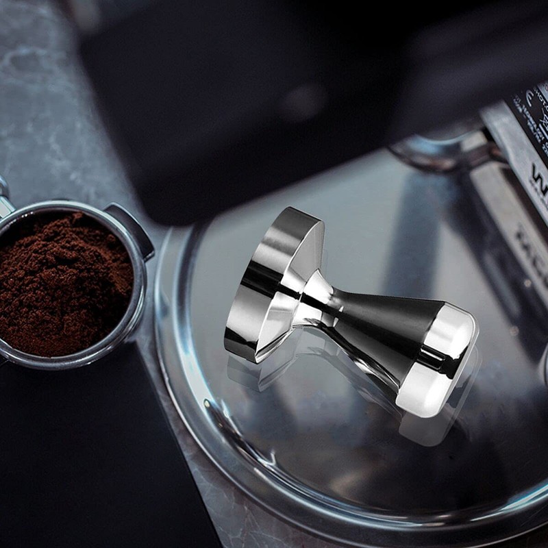 Coffee tamper 58mm Espresso Coffee Press with silicon mat