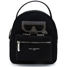 KARL LAGERFELD PARIS Women's Handbags AMOUR BACKPACK,BLK/STN,1 SZ