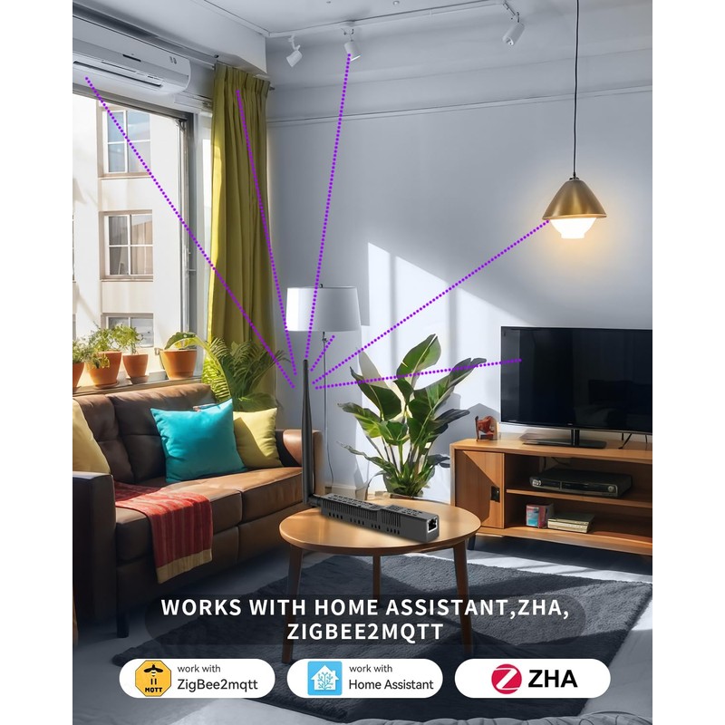 SMLIGHT SLZB-06M - Zigbee 3.0 to Ethernet,USB,and WiFi Gateway Coordinator