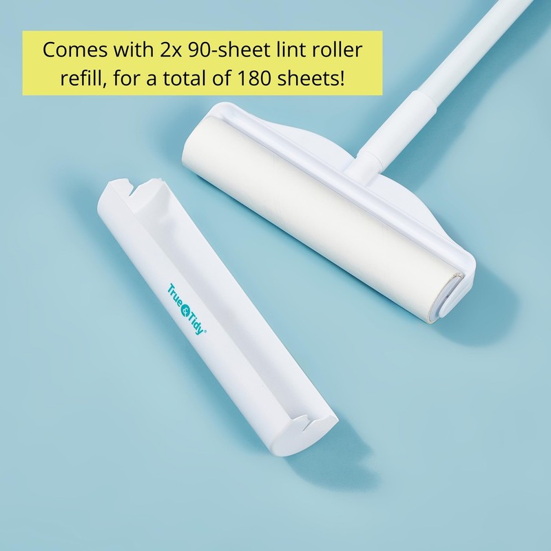 True & Tidy 2pc Lint Roller Refill Set for StickyPro