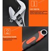 HARDEN Professional Adjustable Wrench Spanner 300 mm, Anti Slip Grip,