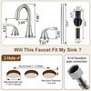 Bathroom Sink Faucet FRANSITON Centerset 8 Inch 2 Handle Bathroom