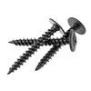 BCP Fasteners #8 x 1-1/4", 100 Qty Black Wood Screws