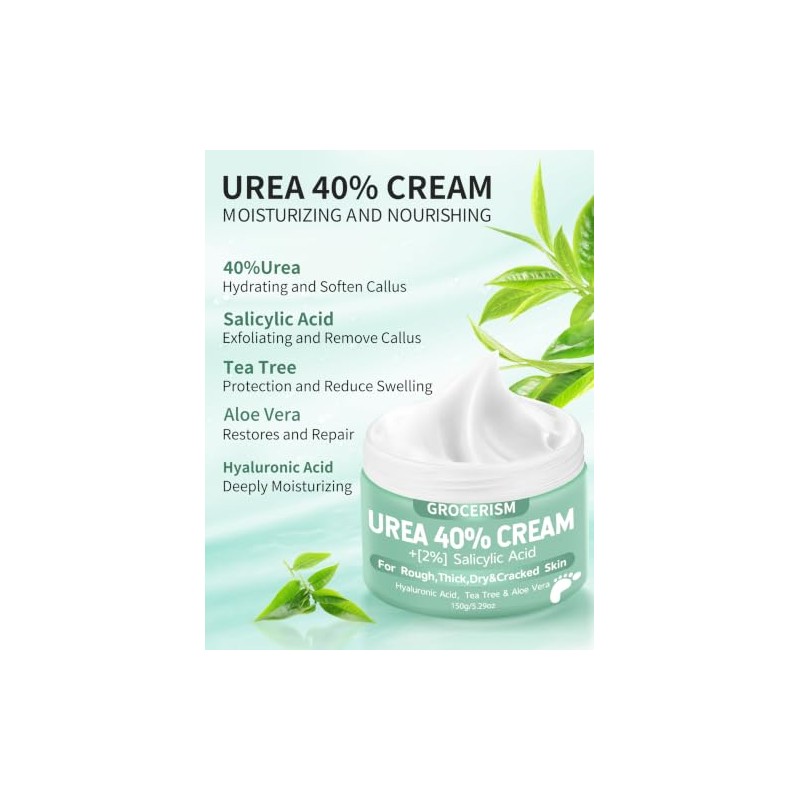 Crema Urea Por Ciento Pies Más Ácido Salicílico Manos Fuerza
