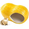 Esshogo Pet Ceramic Nest, Hamster House Made of Ceramic, Small