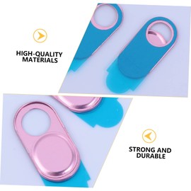 OSALADI 2pcs Aluminum Alloy Webcam Cover Elegant Privacy for Laptop Tablet Desktop Camera Cover Metallic Texture for Secure Device Usage