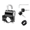 Helmet Holder, Helmet Lock, Helmet Holder, Motorcycle, Compatible with Handlebars