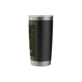 Touch The Lucky Corgi Butt Ornate Funny Art Stainless Steel Insulated Tumbler