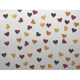 Fall Heart Confetti - Fall in Love Confetti - Heart Confetti - Fall Wedding Decor - Fall Wedding Shower Decor - Fall Decorations - Fall Baby Shower - 400 pieces
