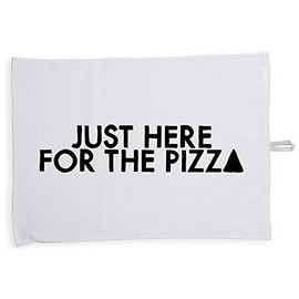 Hippowarehouse here for The Pizza Tea Towel Eco Printed Dish Cloth Kitchen accessory 50cmx70cm 100% Cotton