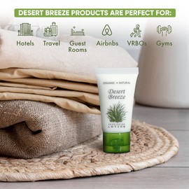Desert Breeze Lotion, Travel Size Hotel Toiletries, 1 oz Flip Cap (Case of 20)