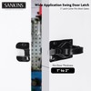 SANKINS Gate Door Latch, Dual-Sided Operation, Heavy Duty Durable Gate