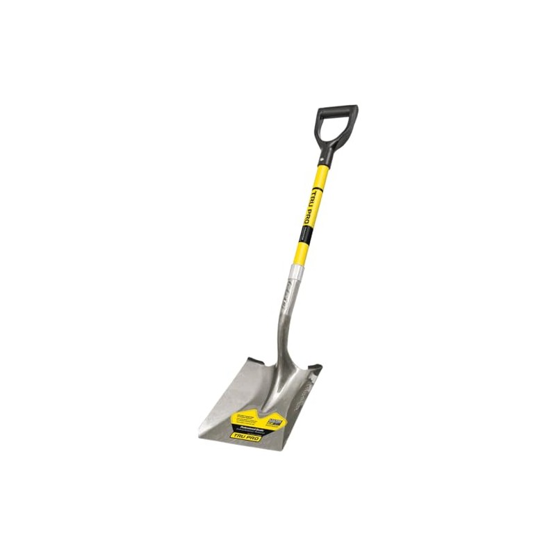 Truper 31201 Tru Pro 29-Inch Square Point Shovel with Fiberglass