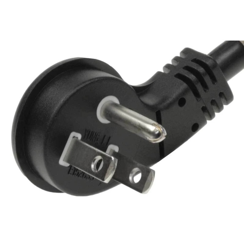 SF Cable 1ft Ultra Low Profile Angle NEMA 5-15P to