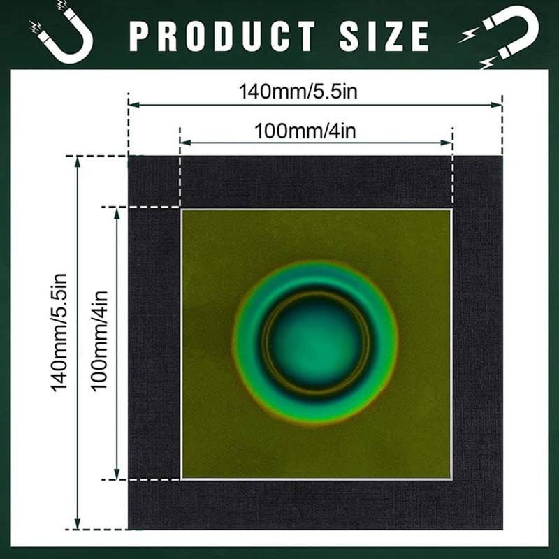 PRATYAHARA Magnetic Observation Film 4 x 4 Inch Magnetic Film