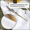 JF.kitchen® 12 fabric napkins with folding instructions (English language not