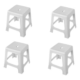 Alica Paquete De 4 Bancos De Alica Taburete Resistente