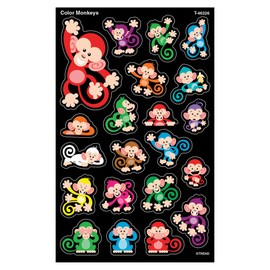 Color Monkeys superShapes Stickers-Large