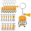Siifert 12 Set Emotional Support Keychain Bulk with Tassel Dietitian