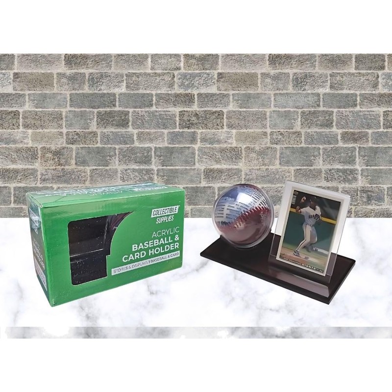 Collectible Supplies Acrylic Baseball and Card Display Case | Acrylic