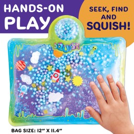 Creativity for Kids Super Squish Fidget Bag: Outer Space - DIY Craft Kits for Boys and Girls, Sensory Toys, Galaxy Slime Space Toys and Gifts for Kids (Ages 6+)