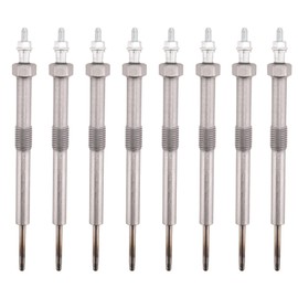 8PCS Diesel Glow Plug, 9G Engine Ignition Part, Replacement for Chevy & GMC LBZ LGH LLY LML LMM Duramax 6.6L, 2006-2016 Silverado, Savana, Sierra, Express, Part # 12639701, 97364968