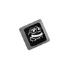 KPREPUBLIC Novelty Shine Through Keycaps ABS Etched Back lit Black