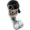 Lunsom Steer Control Turning Knob, Skull Steering Wheel Spinner Aid Helper Knob Driving Assist Grip Knob Power Handle Spinner Fit Vehicle (Black)