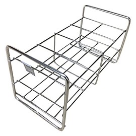 Sanpo Stainless Steel Test Tube Stand 40-8/2-9502-62