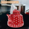 DOITOOL Vintage Tea Kettle 1.1 L Enamel Tea Kettle with