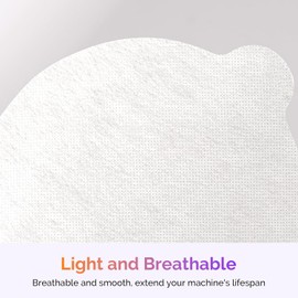 MelodySusie 210Pcs Disposable Filter Papers for HProA Nail Dust Collector