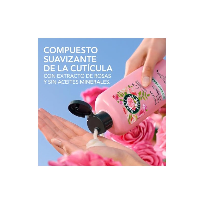 Herbal Essences Acondicionador Suavidad Rosa Mosqueta 400 ml