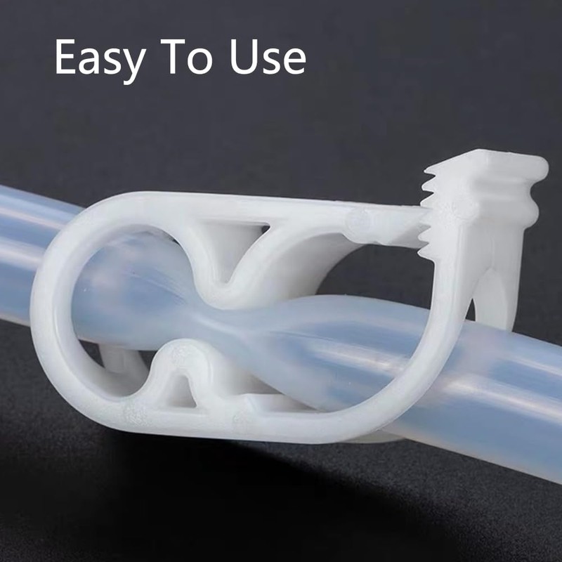 Water Flow Control Tube Clamp, 4 Pcs 5-8mm Plastic Adjustable