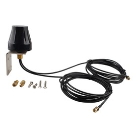 Futheda 4G LTE 5dBi Outdoor Antenna Waterproof Fixed Mount Wall Mount with Dual Mimo SMA Plug for 4G LTE Wireless CPE Router Hotspot IoT Gateway Industrial Terminal