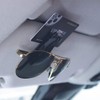 JQ Black Car Sunglasses Holder Car Glasses Storage Stand Fashion Accessory / 자동차 선글라스 홀더 블랙 차량용 안경 보관 거치대 패션소품