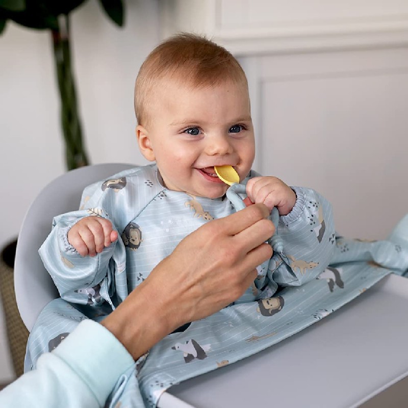 Bibado BIB046R Pair of Learning Spoons with Box