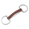 Cavalon Eggbutt Soft Leather Snaffle Bit (5")