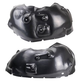 TRQ Front Inner Fender Liner Set Compatible with 2006-2008 Dodge Ram 1500 2006-2009 Ram 2500 2002-2009 Ram 3500 CH1248130 CH1249130 CH1250124 CH1251124