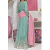 Rafia Khas Pakistani Long Frock Maxi style shalwar kameez chiffon,