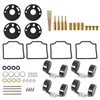 waltyotur 4pcs Carburetor Repair Kit & Float Replacement For Honda