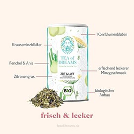 Organic Herbal Tea | "Time & Air" | Natural Herbal Tea Blend | Loose Tea | 150 g