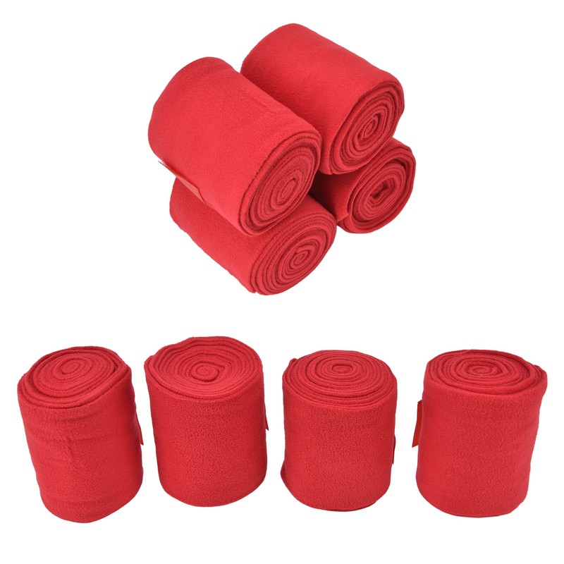 4Pcs Horse Leg Warp Self Adhesive Breathable Wear Resistant Animal