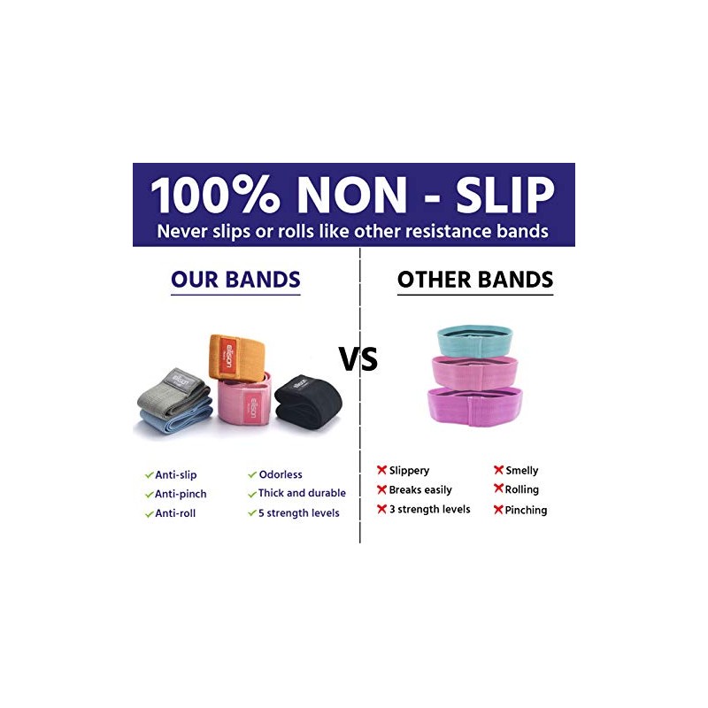 EILISON GLAMFIT - Bandas de resistencia para botas para mujer,