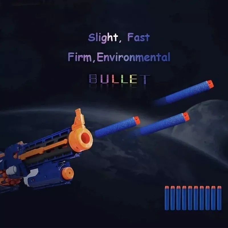 Pistola 200 Dardos Bala De Repuesto 7.2cm Para Nerf Pistola