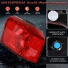 CONLLCON LED Tail Lights Outer Assembly Compatible with 2010-2017 GMC