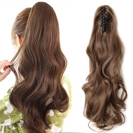 Clip-in Braid, Hair Piece Like Real Hair, Ponytail Hair Extensions, Curly, Attractive Ponytail Extension with Butterfly Clip