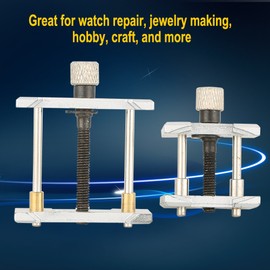 Dilwe 2 in 1 Reversible Watch Watch Case Repair Tool Movement Case Holder Vice Clamp