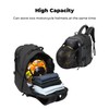 KEMIMOTO Motorcycle Helmet Backpack Bag, 40L Large Capacity Helmet Backpack