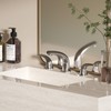 Lavatrum Brushed Nickel Widespread Bathroom Faucet Sink 3 Hole -